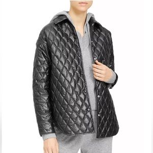 Theory Faux Leather quilted Jacket
